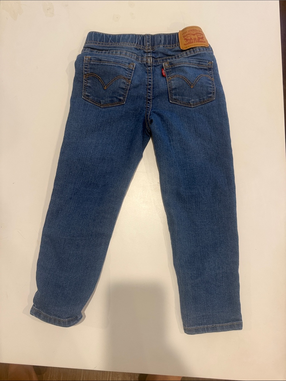 Levi's Men's Dark Blue Slim Jeans with Elastic Waist